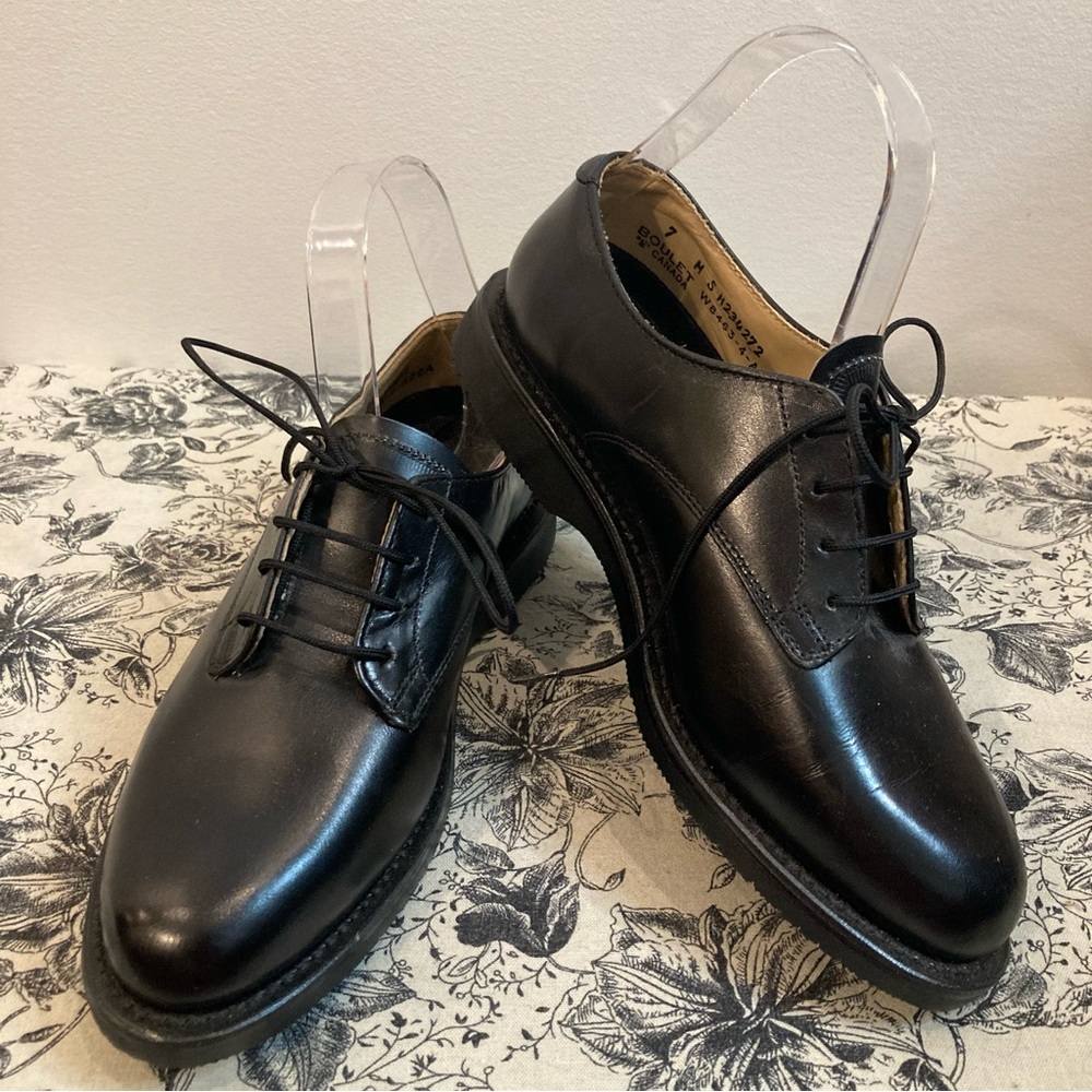 Classic Black Leather Women's Loafers